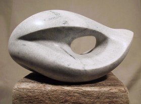 Modern Stone Sculpture White Marble Natural Stone Carving