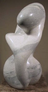 Modern Stone Sculpture White Marble Natural Stone Carving