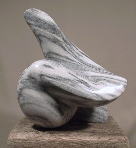 Modern Stone Sculpture White Marble Natural Stone Carving